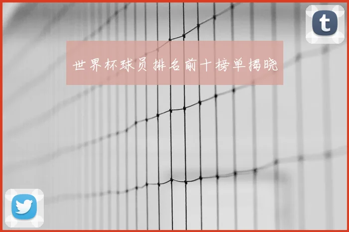 世界杯球员排名前十榜单揭晓
