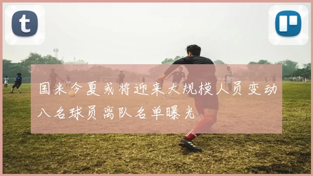 国米今夏或将迎来大规模人员变动八名球员离队名单曝光